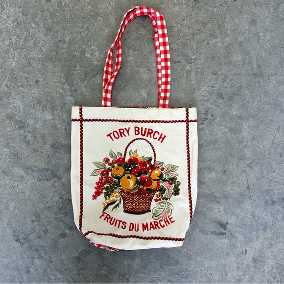 Tory Burch Fruit Tote. - Picture 1 of 7